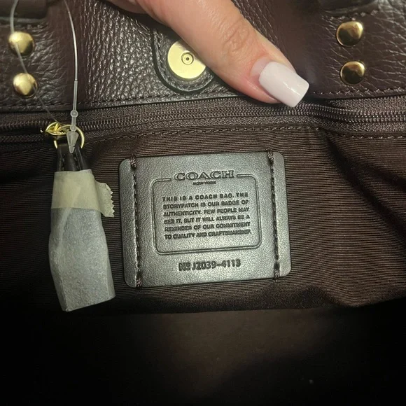 Coach Pink and Orange Tote Bag with Signature Monogram